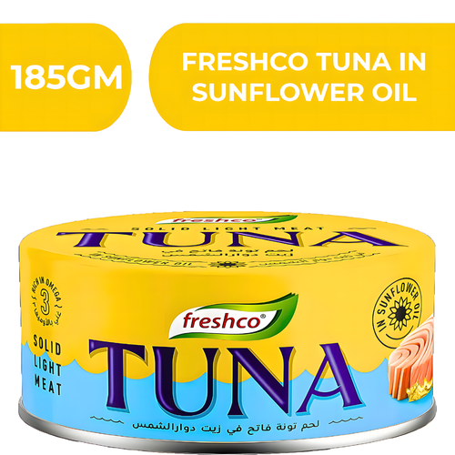 فريشكو تونة في زيت دوار الشمس  -  24X185gm