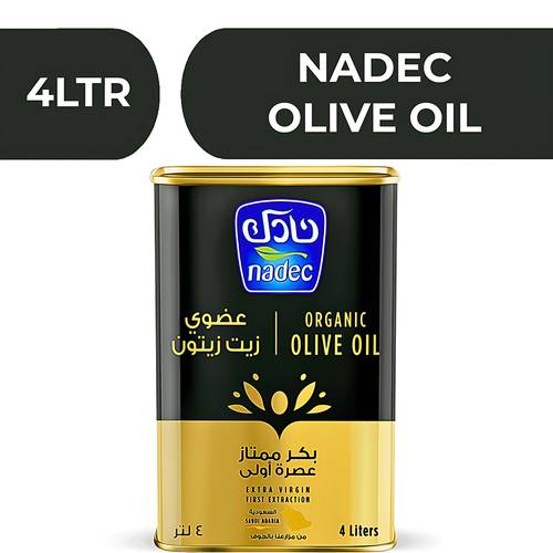 Nadec Orgranic Extra Virgin Olive Oil  -  4X4LTR