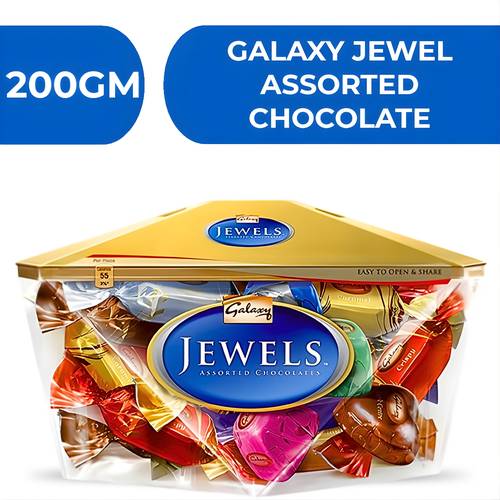 جالاكسي جواهر شوكولاتة منوعة  -  12X200gm
