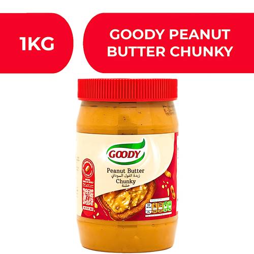 قودي زبدة فول سوداني خشن  12X1kg