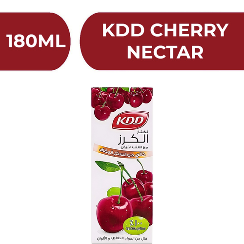 KDD Cherry Nectar With White Grapes  -  24X180ml