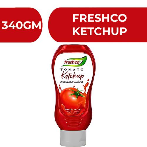 Freshco Tomato Ketchup Squeeze  -  24X340gm