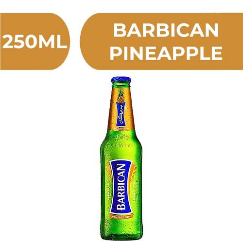 Barbican Glass Pineapple  -  24X330ML