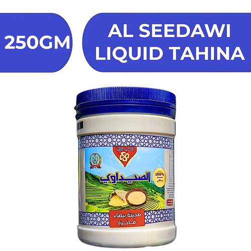 الصيداوي طحينة بيضاء سائلة  -  12X250GM