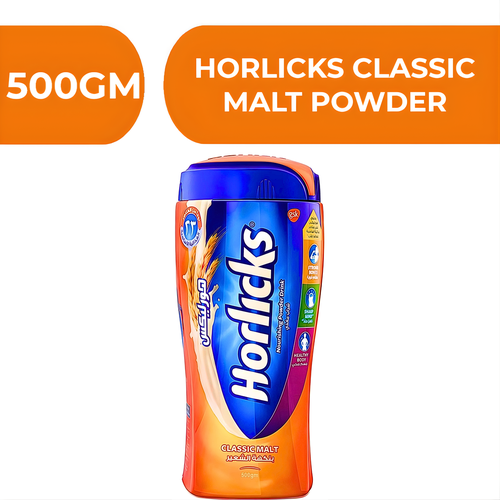 Horlicks Classic Malt Powder  -  24X500gm