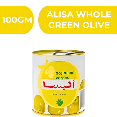 اليسا زيتون اخضر كامل  -  12X100gm