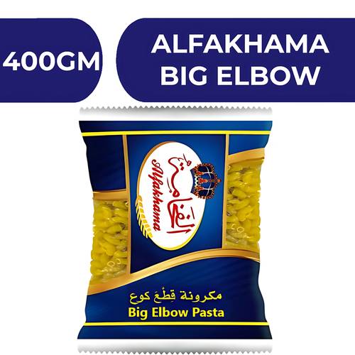 Alfakhama Big Elbow Pasta  -  20X400GM