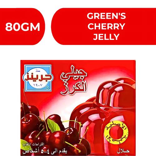 Green's Cherry Jelly  -  12X80gm
