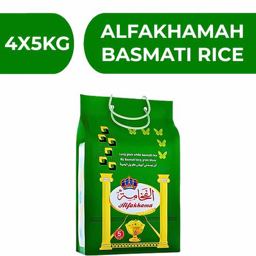 Alfakhamah White Basmati Rice  -  4X5kg