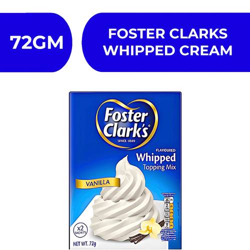 Foster Clarks Whipped Cream Mix  -  12X72gm