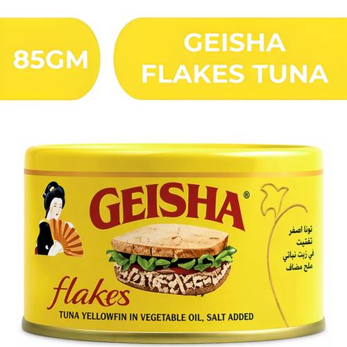 جيشا فليكس تونة يلوفين في زيت نباتي مملح  -  24X85gm