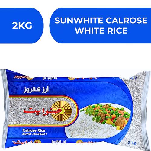 Sunwhite Calrose White Rice  -  10X2KG