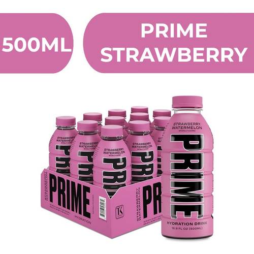Prime Hydration Drink STRAWBERRY WATERMELON  -  12X500ml