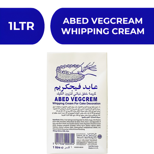 Abed Vegcream Whipping Cream  -  12X1L