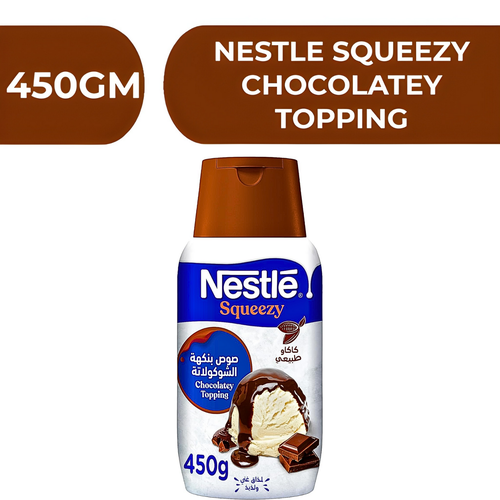 Nestle Squeezy Chocolatey Topping  -  12X450GM