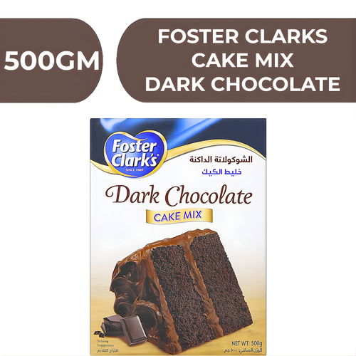 Foster Clarks Cake Mix Dark Chocolate  -  12X500gm