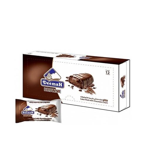 ديمه براوني كيك محشي بالشوكولاتة  12X37gm