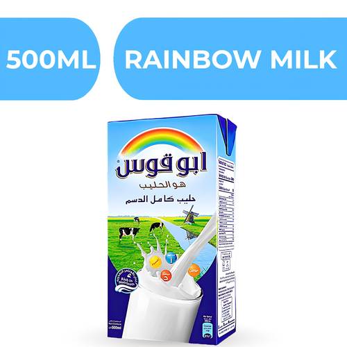 Rainbow Full Fat Milk  -  18X500ML