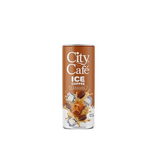 City Cafe Iced Coffee Caramel  -  24X185ML