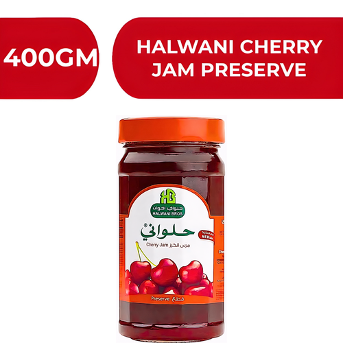 Halwani Cherry Jam  -  12X400gm