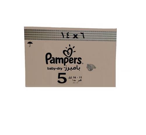 Pampers Num. 5  -  9X8 pcs