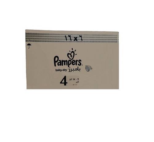 Pampers Num. 4  -  11X8 pcs