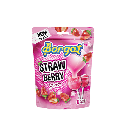 Borgat Lollipops Strawberry  -  24X9X18gm