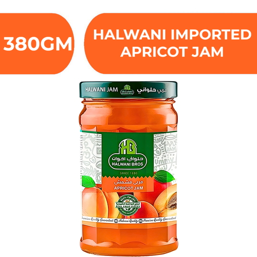 Halwani Imported Apricot Jam  -  12X380gm