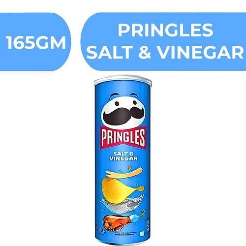 Pringles Salt & Vinegar  -  19X165gm