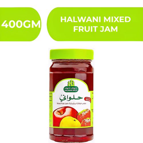 Halwani Mixed Fruit Jam  -  12X400gm