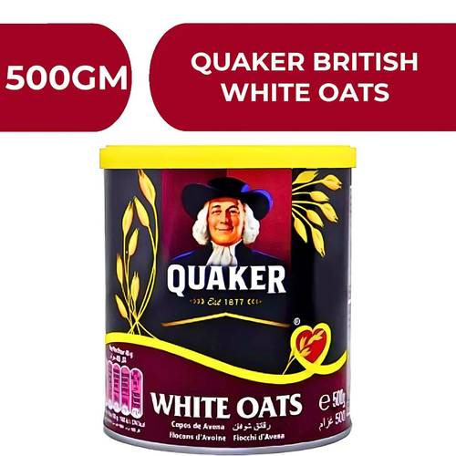 Quaker British White Oats  -  12X500gm