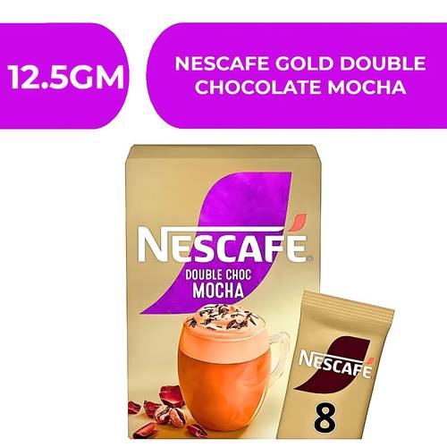 Nescafe Gold Double Chocolate Mocha Sachet  -  8X12.5GM