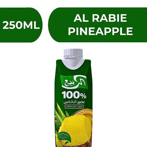 Al Rabie Pineapple Juice  -  18X250ML