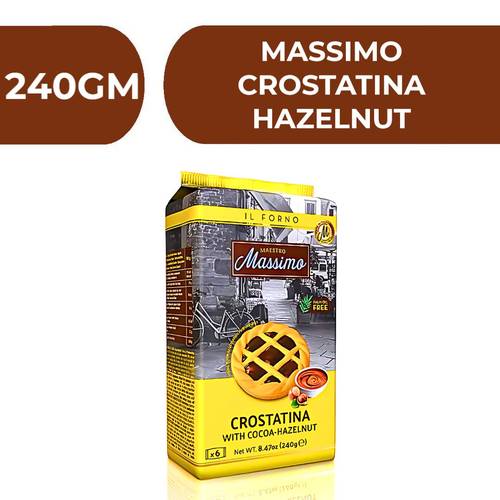 Massimo Crostatina Cocoa-Hazelnut  -  12X240GM