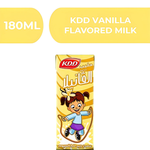 KDD Vanilla Flavored Milk  -  18X180ml