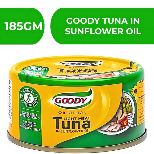 Goody Tuna In Sunflower Oil  -  24X185gm