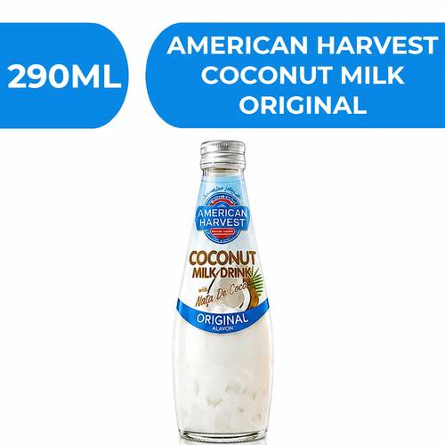 American Harvest Coconut Milk With Nata De Coco Original  -  24X290ml