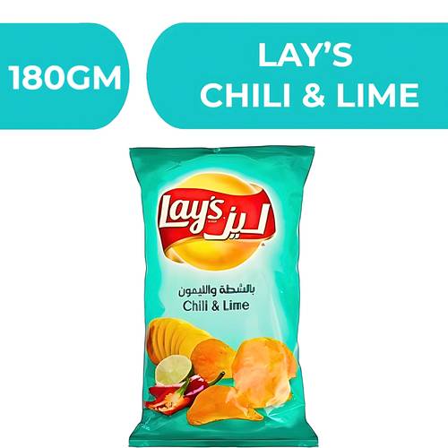 ليز بطاطس شيبس بنكهة الشطة والليمون  -  20X180gm