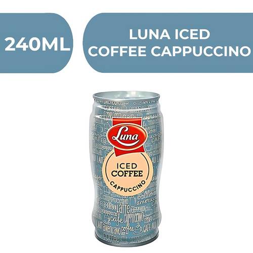 لونا قهوة مثلجة كابتشينو  -  24X240ml