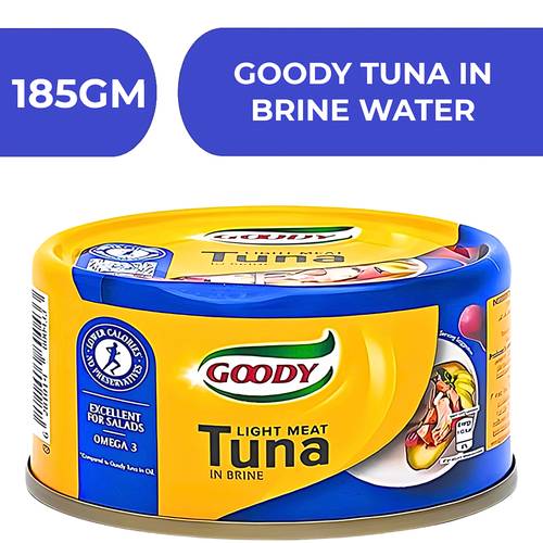 Goody Tuna In Brine Water  -  24X185gm