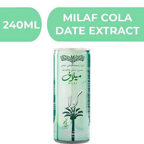 ميلاف كولا بمستخلص التمر بدون سكر مضاف  -  24X240ML