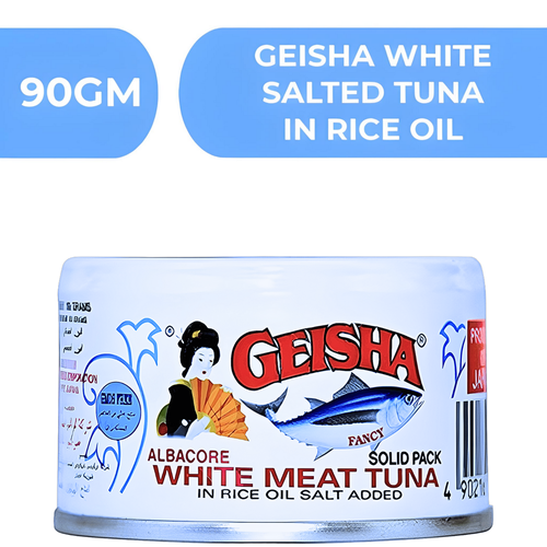 Geisha White Salted Tuna In Rice Oil  -  24X90gm