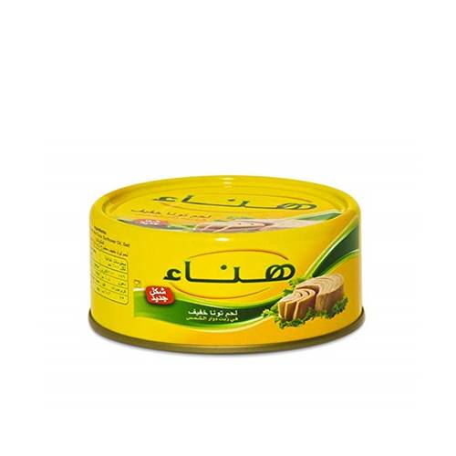 هناء تونة بزيت دوار الشمس  -  24X185gm