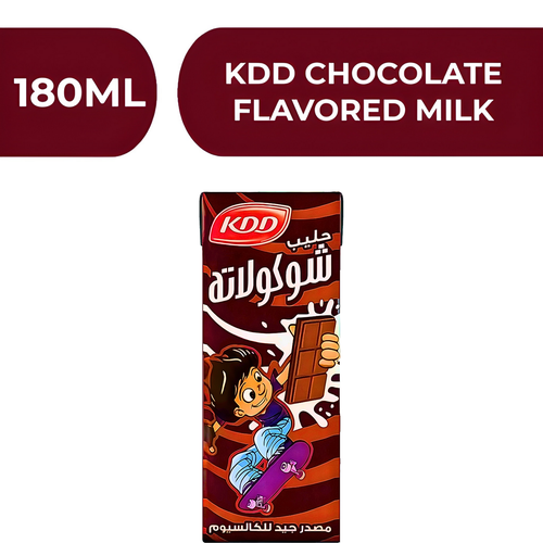 KDD Chocolate Flavored Milk  -  18X180ml