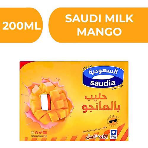 حليب السعودية مانجو  -  18X200ml