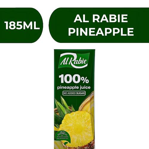 Al Rabie Pineapple Juice  -  18X185ml