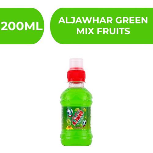 الجوهر شراب الفواكه الخضراء  -  40X200ML