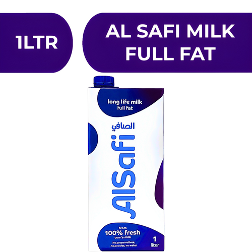 الصافي حليب كامل الدسم  -  12X1 LTR
