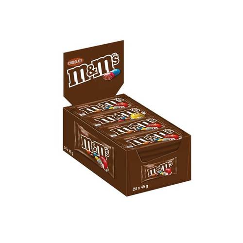 ام & امز شوكولاتة بالحليب  -  24X45gm