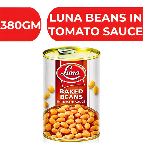 Luna Beans In Tomato Sauce  -  24X380gm